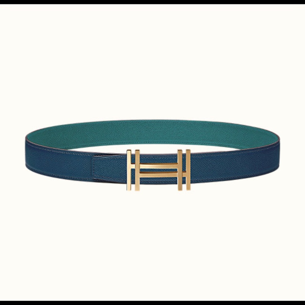Hermès H au Carre belt & Reversible leather strap